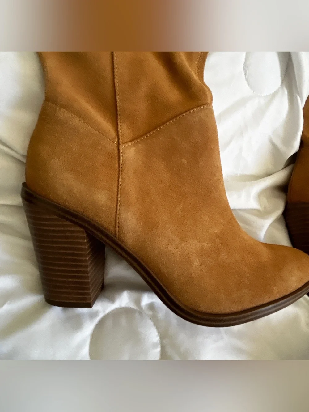 bp. Women's Over-the-Knee Suede Boots in Tan women’s 8